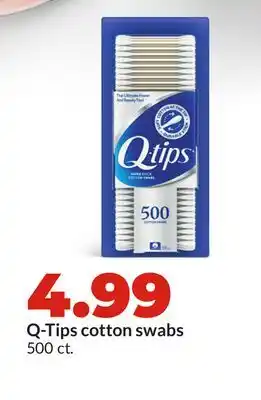 Hy-Vee Q-Tips cotton swabs offer