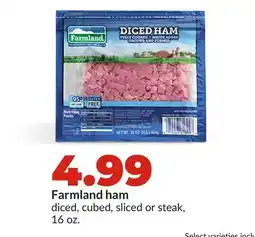Hy-Vee Farmland ham offer