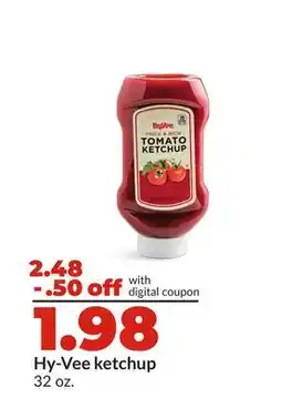 Hy-Vee Hy-Vee ketchup offer