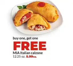 Hy-Vee MIA Italian calzone offer