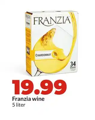 Hy-Vee Franzia wine offer