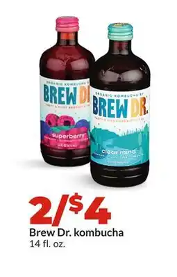 Hy-Vee Brew Dr. kombucha offer