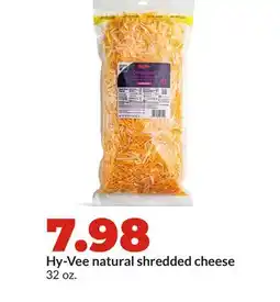 Hy-Vee Hy-Vee natural shredded cheese offer