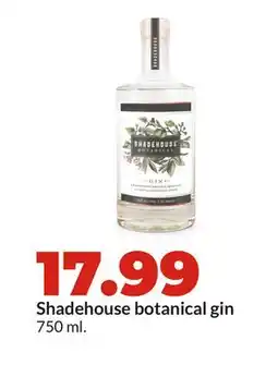 Hy-Vee Shadehouse botanical gin offer