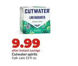 Hy-Vee Cutwater spirits offer