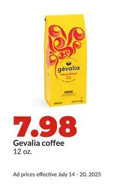 Hy-Vee Gevalia coffee offer