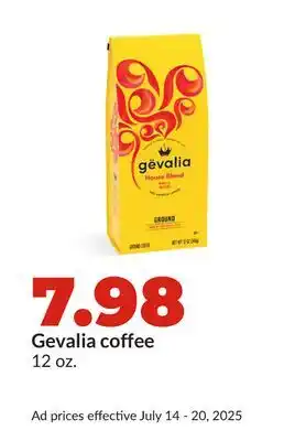 Hy-Vee Gevalia coffee offer