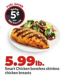 Hy-Vee Smart Chicken boneless skinless chicken breasts offer