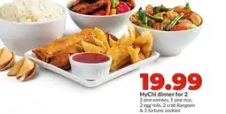 Hy-Vee HyChi dinner for 2 offer