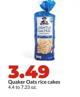 Hy-Vee Quaker Oats rice cakes offer