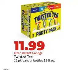 Hy-Vee Twisted Tea offer