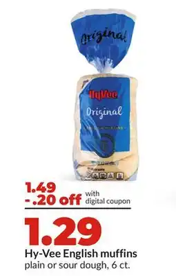 Hy-Vee Hy-Vee English muffins offer