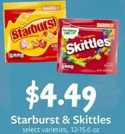 Fareway Starburst & Skittles offer