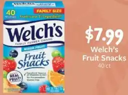 Fareway Welch's Fruit Snacks offer