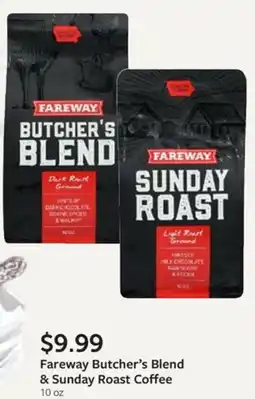 Fareway Fareway Butcher's Blend & Sunday Roast Coffee offer