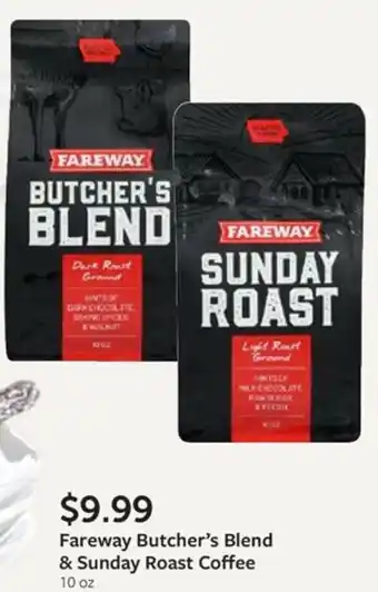 Fareway Fareway Butcher's Blend & Sunday Roast Coffee offer