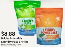 Fareway Bright Essentials Laundry Pacs or Flips offer