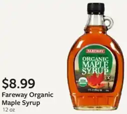 Fareway Fareway Organic Maple Syrup offer