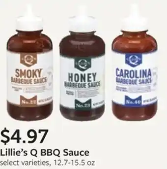 Fareway Lillie's Q BBQ Sauce offer