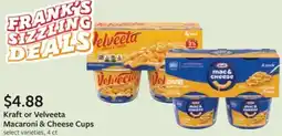 Fareway Kraft or Velveeta Macaroni & Cheese Cups offer