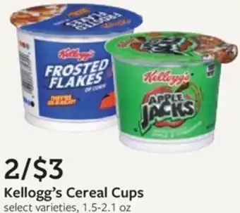 Fareway Kellogg's Cereal Cups offer