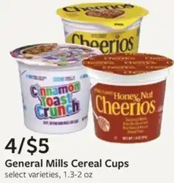 Fareway General Mills Cereal Cups offer