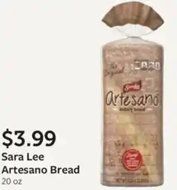 Fareway Sara Lee Artesano Bread offer