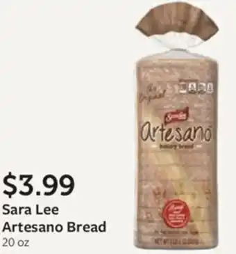 Fareway Sara Lee Artesano Bread offer