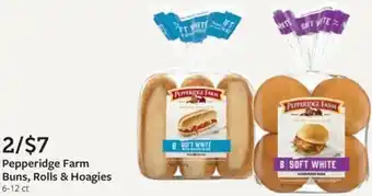 Fareway Pepperidge Farm Buns, Rolls & Hoagies offer