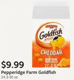 Fareway Pepperidge Farm Goldfish offer