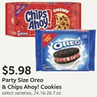 Fareway Party Size Oreo & Chips Ahoy! Cookies offer