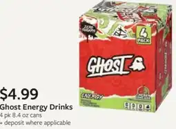 Fareway Ghost Energy Drinks offer