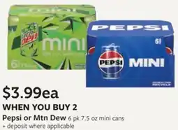 Fareway Pepsi or Mtn Dew offer