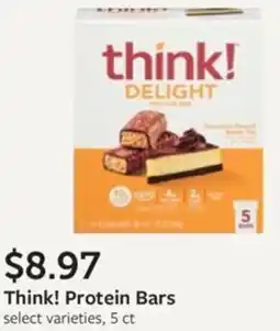 Fareway Think! Protein Bars offer