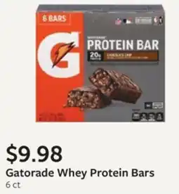 Fareway Gatorade Whey Protein Bars offer