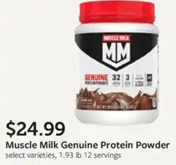 Fareway Muscle Milk Genuine Protein Powder offer