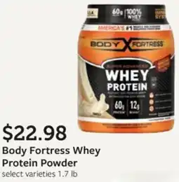 Fareway Body Fortress Whey Protein Powder offer