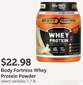 Fareway Body Fortress Whey Protein Powder offer