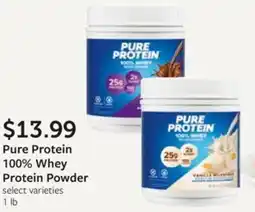 Fareway Pure Protein 100% Whey Protein Powder offer
