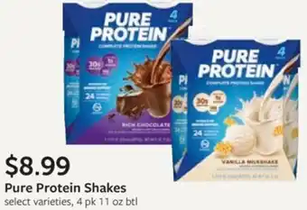 Fareway Pure Protein Shakes offer