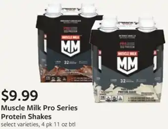 Fareway Muscle Milk Pro Series Protein Shakes offer
