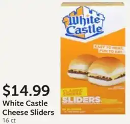 Fareway White Castle Cheese Sliders offer