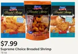 Fareway Supreme Choice Breaded Shrimp offer