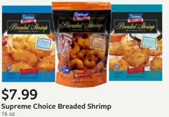 Fareway Supreme Choice Breaded Shrimp offer