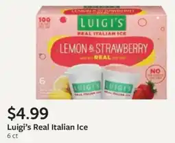Fareway Luigi's Real Italian Ice offer