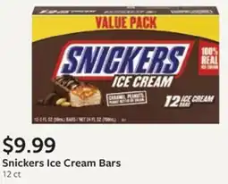 Fareway Snickers Ice Cream Bars offer