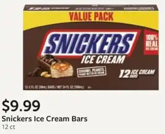 Fareway Snickers Ice Cream Bars offer