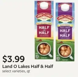 Fareway Land O Lakes Half & Half offer