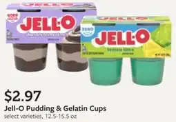 Fareway Jell-O Pudding & Gelatin Cups offer