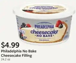 Fareway Philadelphia No Bake Cheesecake Filling offer